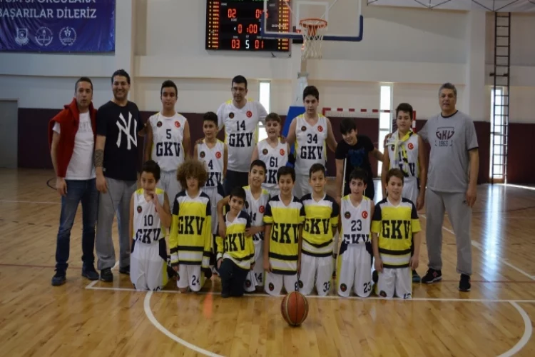 GKV Küçük Erkekler Basketbol Takımı Bölge Şampiyonu