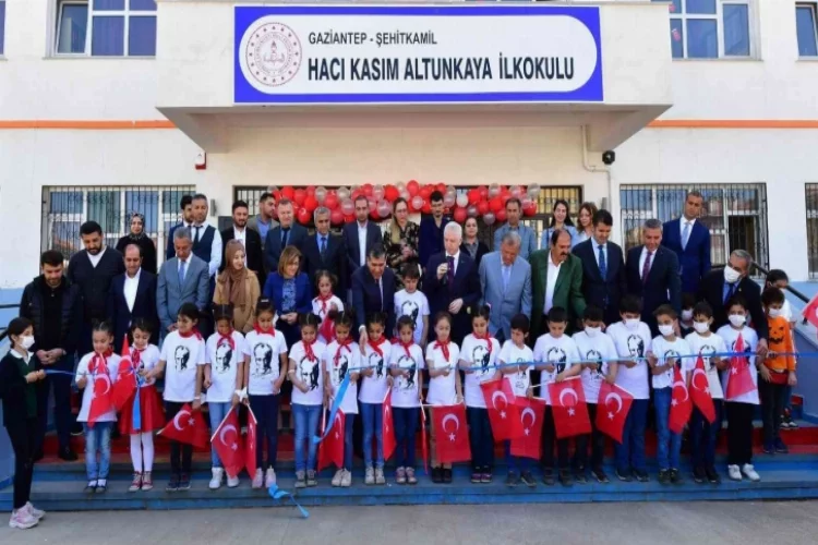 Hacı Kasım Altunkaya İlkokulu eğitime açıldı