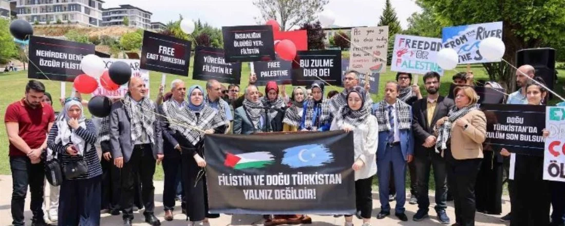 Hasan Kalyoncu Üniversitesi’nde Filistin’e destek yürüyüşü düzenlendi