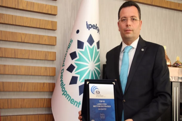 İKA'nın uluslararası tanıtımı, Gaziantep'e ödül getirdi