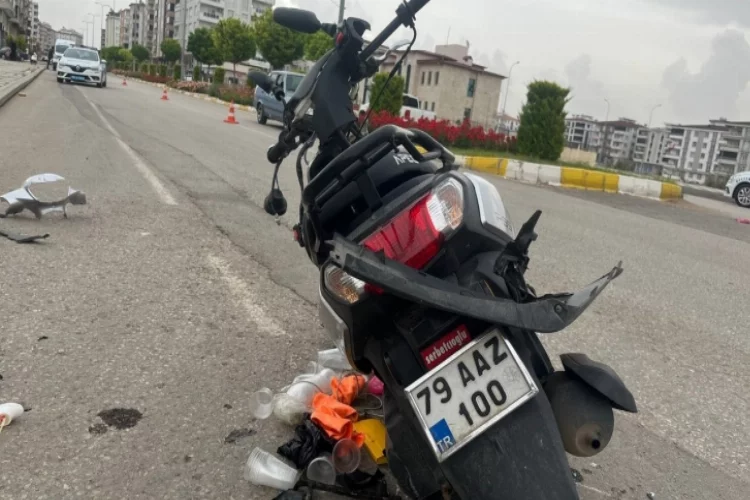 Kilis’te otomobil ile motosiklet çarpıştı: 1 ölü