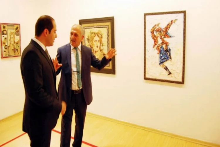 Mehmet Yılmaz'ın mozaik sergisi 21 Eylül'e kadar sürecek