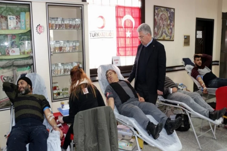 NTO’da kan bağışı kampanyası yoğun ilgi gördü