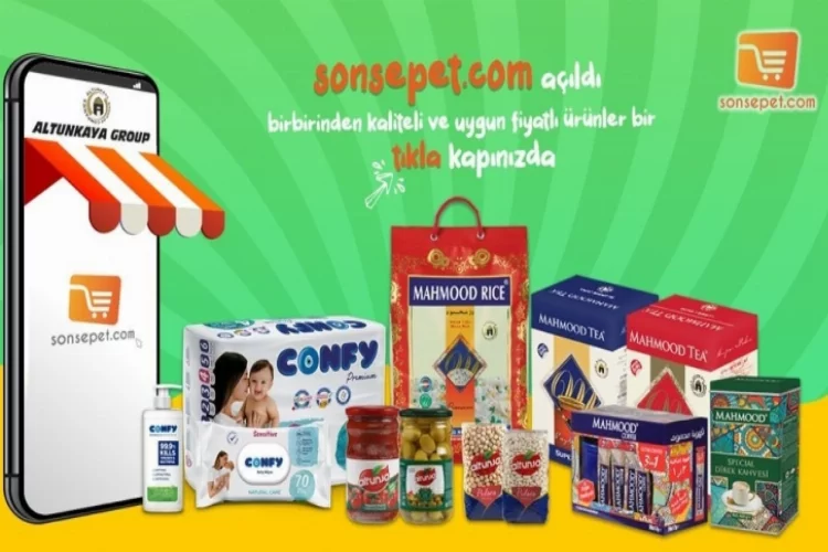 Online alışveriş sitesi “SonSepet” açıldı