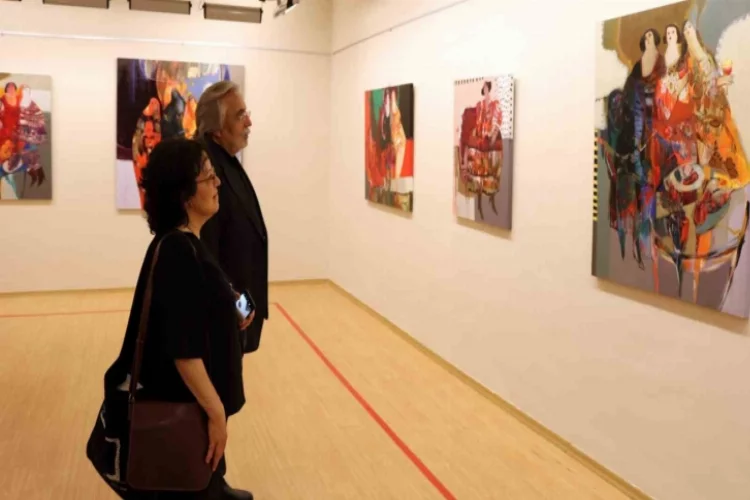 Ressam Güler Genç Erol SANKO Sanat Galerisi’nde sergi açtı