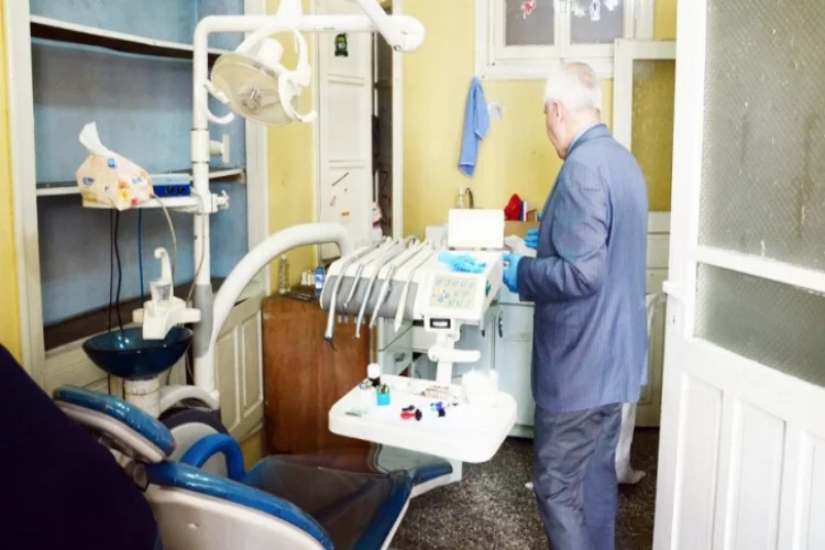 Ruhsatsız diş kliniğine operasyon
