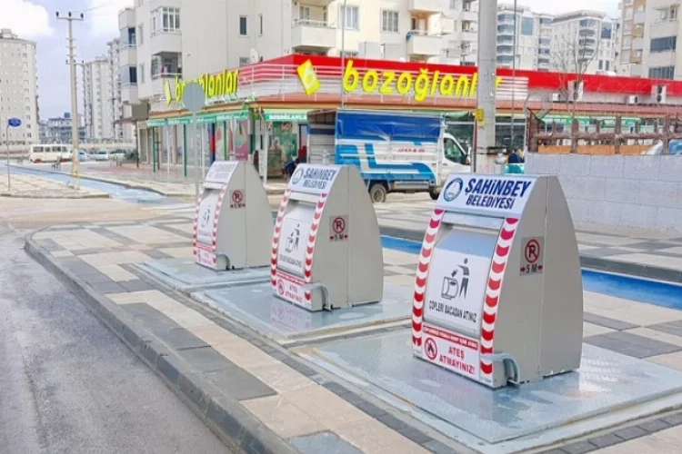 Şahinbey'de modern yeraltı çöp toplama sistemleri