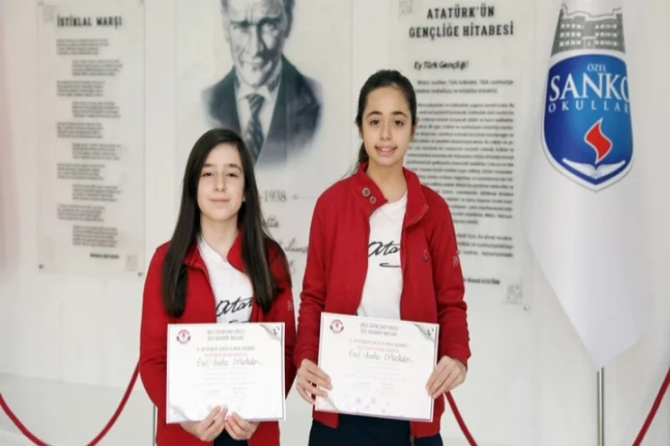 SANKO'lu öğrenciler Türkiye birincisi oldu
