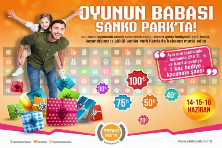 SANKO Park’ta babalar gününe özel etkinlikler