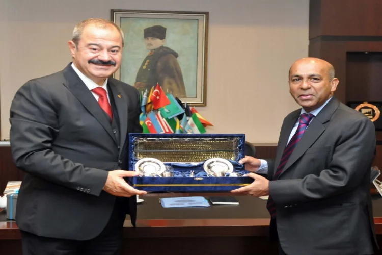 Sri Lanka Büyükelçisi’nden GSO'ya ziyaret