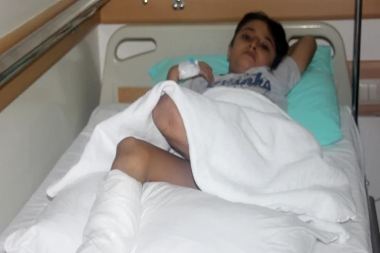 Suriye’den kaçtı patlamada yaralandı