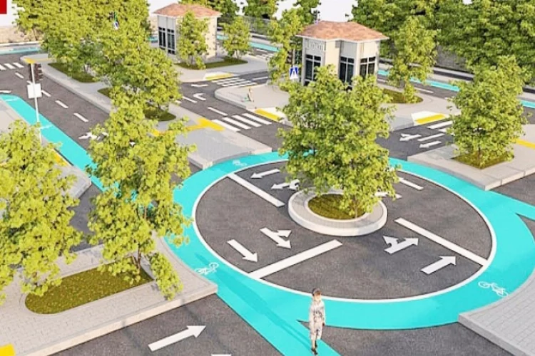 Yeşilvadi Millet Bahçesine trafik parkı yapılıyor